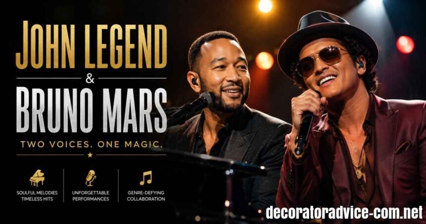 John Legend and Bruno Mars: The Soul Kings of Modern Music