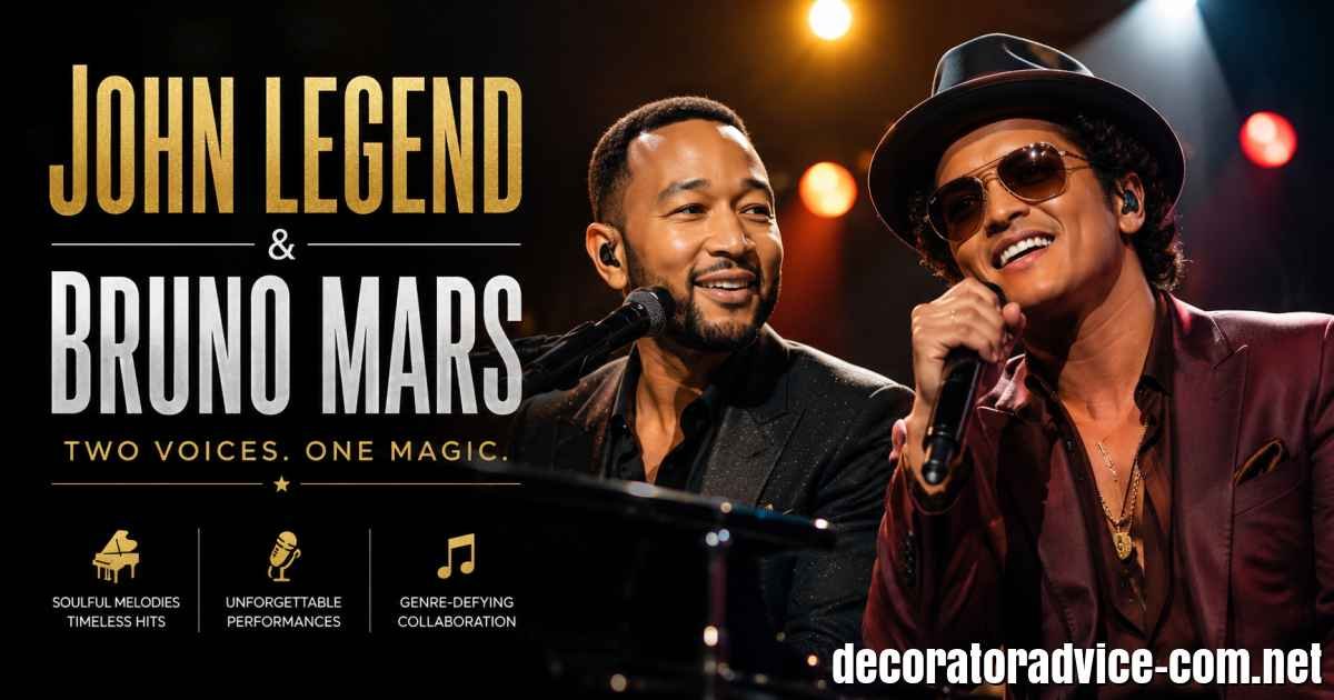 John Legend and Bruno Mars: The Soul Kings of Modern Music