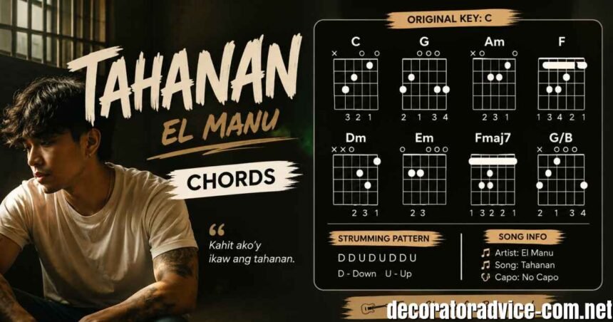 Tahanan El Manu Chords– Easy Guitar Chords, Lyrics